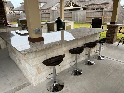 Outdoor Kitchen Countertop Construction Services